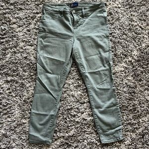 GAP jeans light green jean legging size 12
